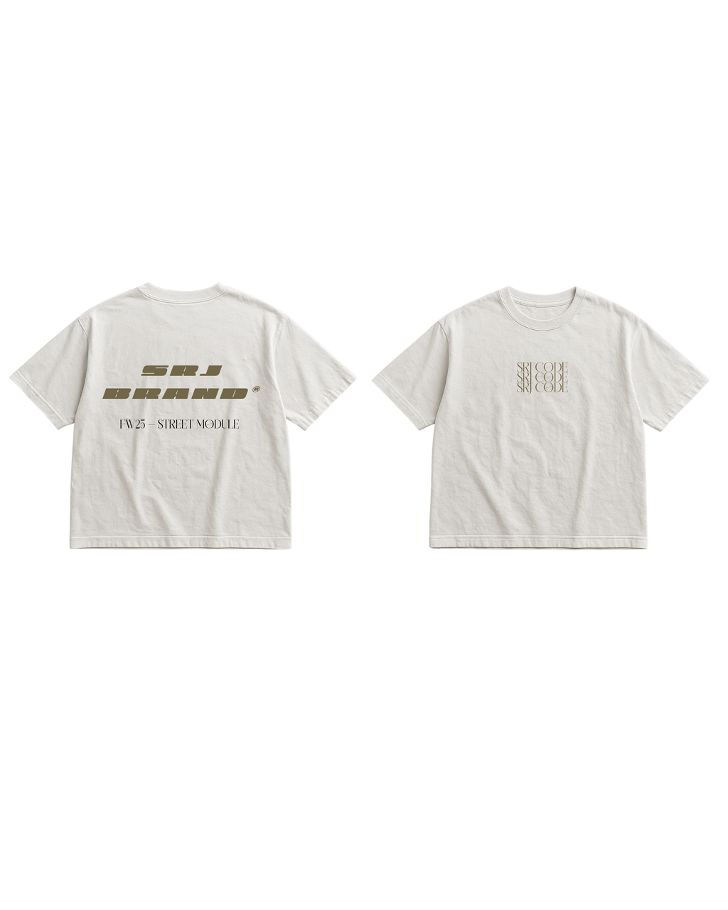 Camisetas Boxy fit CODE