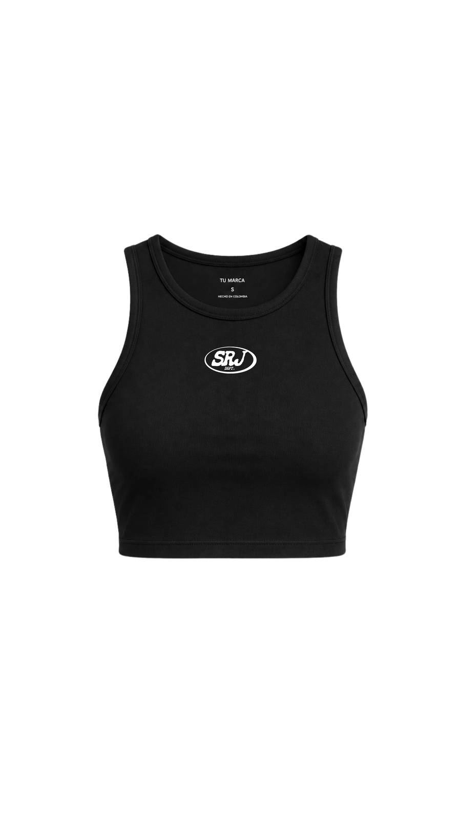 Crop top sin manga